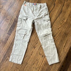 EMPYRE Men's Beige Cargo Pants
